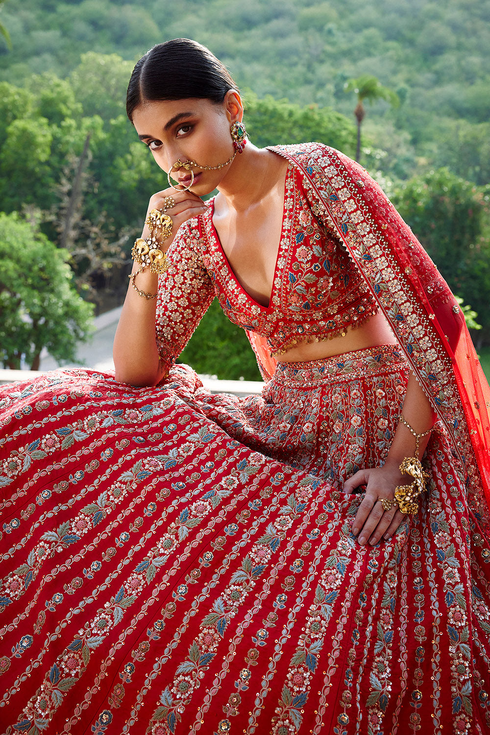 Anita dongre lehenga on rent best sale