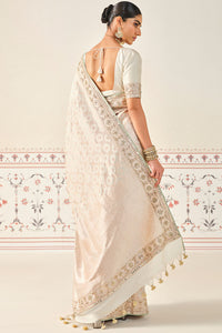 Azores Gota Patti Silk Saree