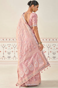 Nalina Silk Saree - Blush