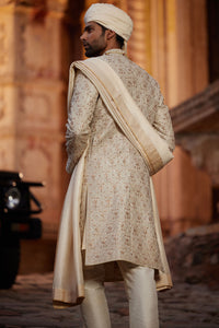 Devarsh Gota Patti Silk Sherwani
