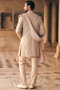 Zimraan Hand-embroidered Silk Sherwani