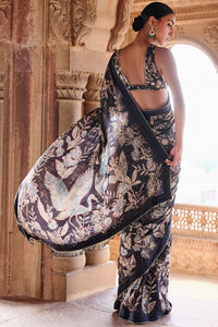 Izar Printed Sequin Saree