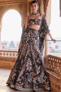 Izar Printed Sequin Lehenga Set