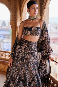Izar Printed Sequin Lehenga Set