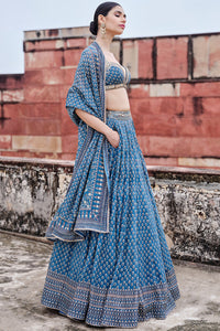 Abjini Lehenga Set