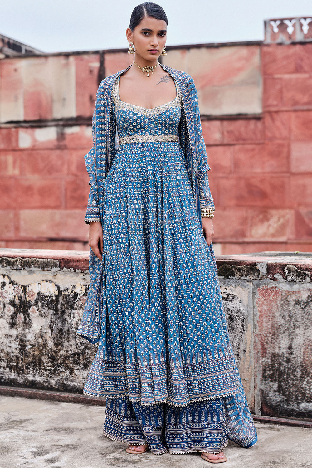 Anita dongre blue dress hotsell