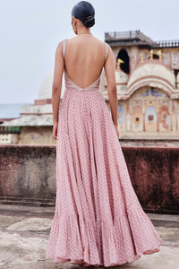 Alara Printed Mul Gown