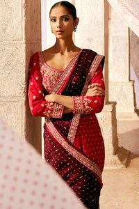 Sarovar Handcrafted Bandhani Silk Saree