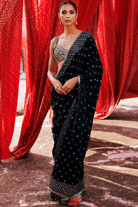 Bahi Handcrafted Bandhani Silk Saree