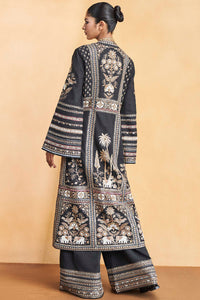 From The Wilderness Kurta Set - Black