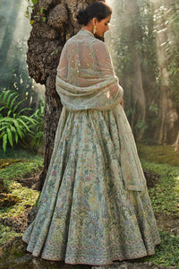 Alazani Embroidered Silk Lehenga Set