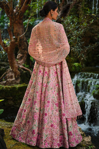 Florarose Embroidered Silk Lehenga Set