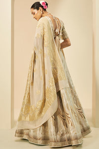 Kehkashan Benarasi Silk Lehanga Set