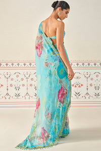 Esen Sequin Chiffon Saree