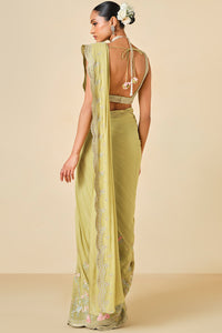 Aadhvita Embroidered Georgette Saree