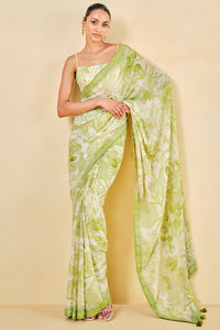 From The Tropics Georgette Saree