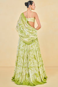 From The Tropics Georgette Lehenga