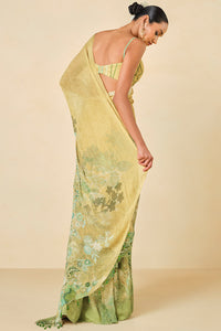 Naida Georgette Pre-draped Saree