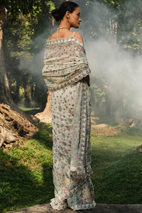 Sequoia Embroidered Silk Saree - Ivory