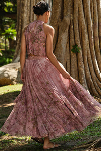 Seraphim Embroidered Skirt Set