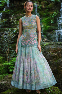 Isla Embroidered Skirt Set