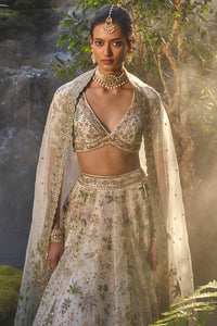 Eartha Pichhwai Silk Lehenga Set