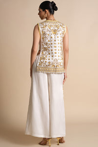 Amra Embroidered Palazzo Set