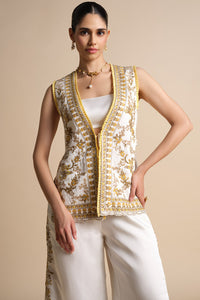 Amra Embroidered Palazzo Set