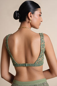 Grassland Embroidered Choli