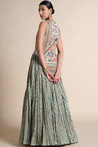 Azza Skirt Set - Sage