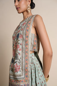 Azza Skirt Set - Sage