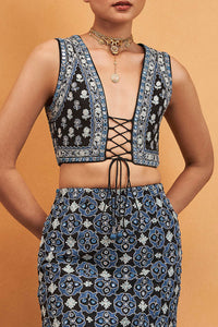 Symphony Of Blooms Skirt Set