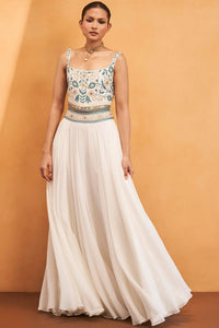 Whisper Of The Woods Skirt Set - Cream