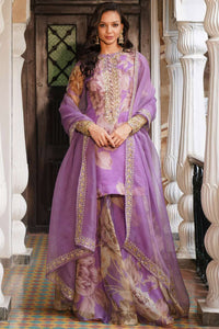 Lavender Floral Kurta Set