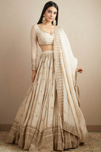 Pink Chanderi Silk Lehehnga Set