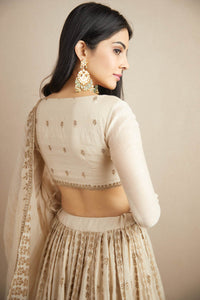 Pink Chanderi Silk Lehehnga Set