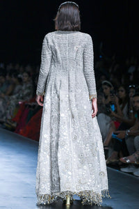 Ivory Embroidered Jacket & Sharara Set