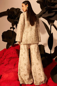 Ivory Embroidered Jacket & Pants