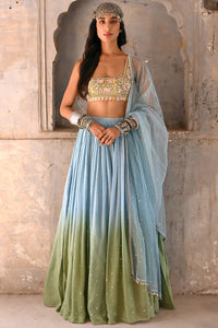 MONET Ombre Lehenga Set