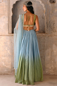 MONET Ombre Lehenga Set