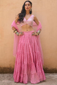 Pale Pink BANDHANI Set