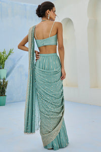 Sufi Pre Drape Saree