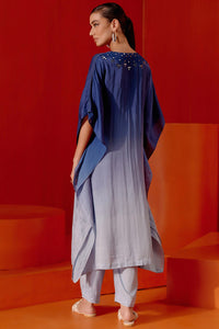 Blue Ombre Kaftan Set