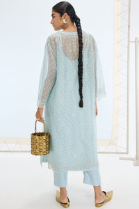 Lily Kurta Set Aqua Green