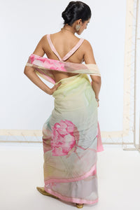 Handwoven Butter Yellow Saree