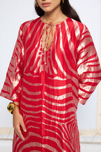 Handwoven Classic Red Kurta Set