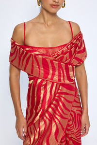 Handwoven Classic Red Silk Saree