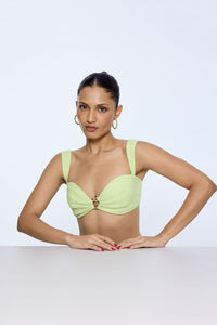 Pistachio Green Blouse