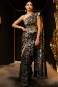 True Love Saree Black