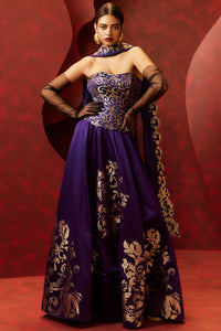 Stay with Me Lehenga Purple